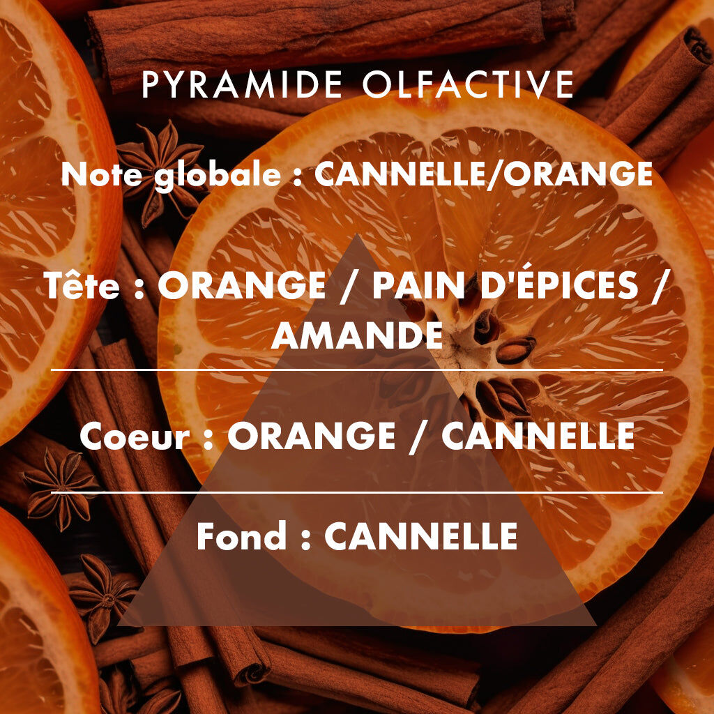Bougie parfumée "Cannelle Orange" - Édition Hiver - 180 g