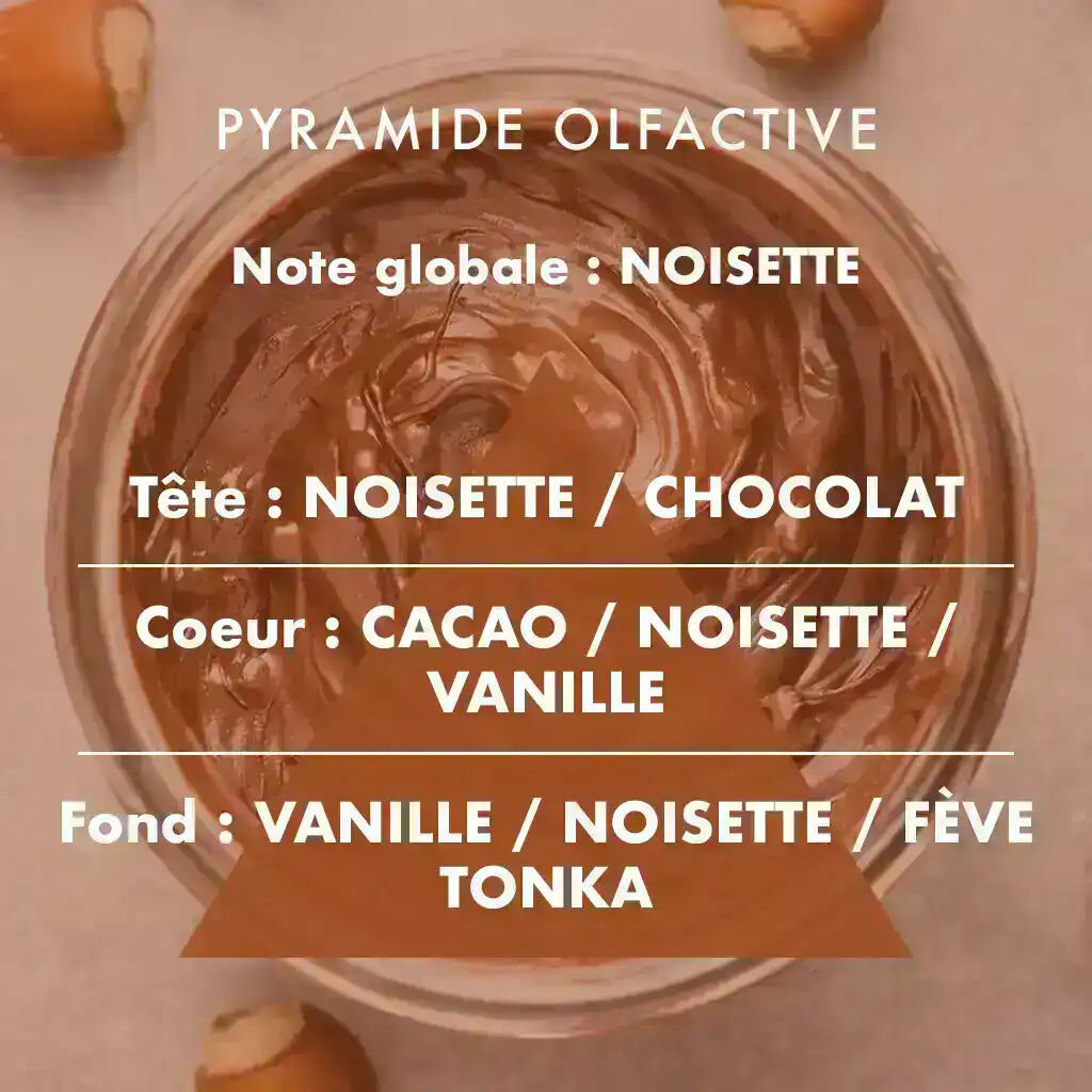 Bougie parfumée "Noisette Gourmande" - Édition Hiver - 180 g