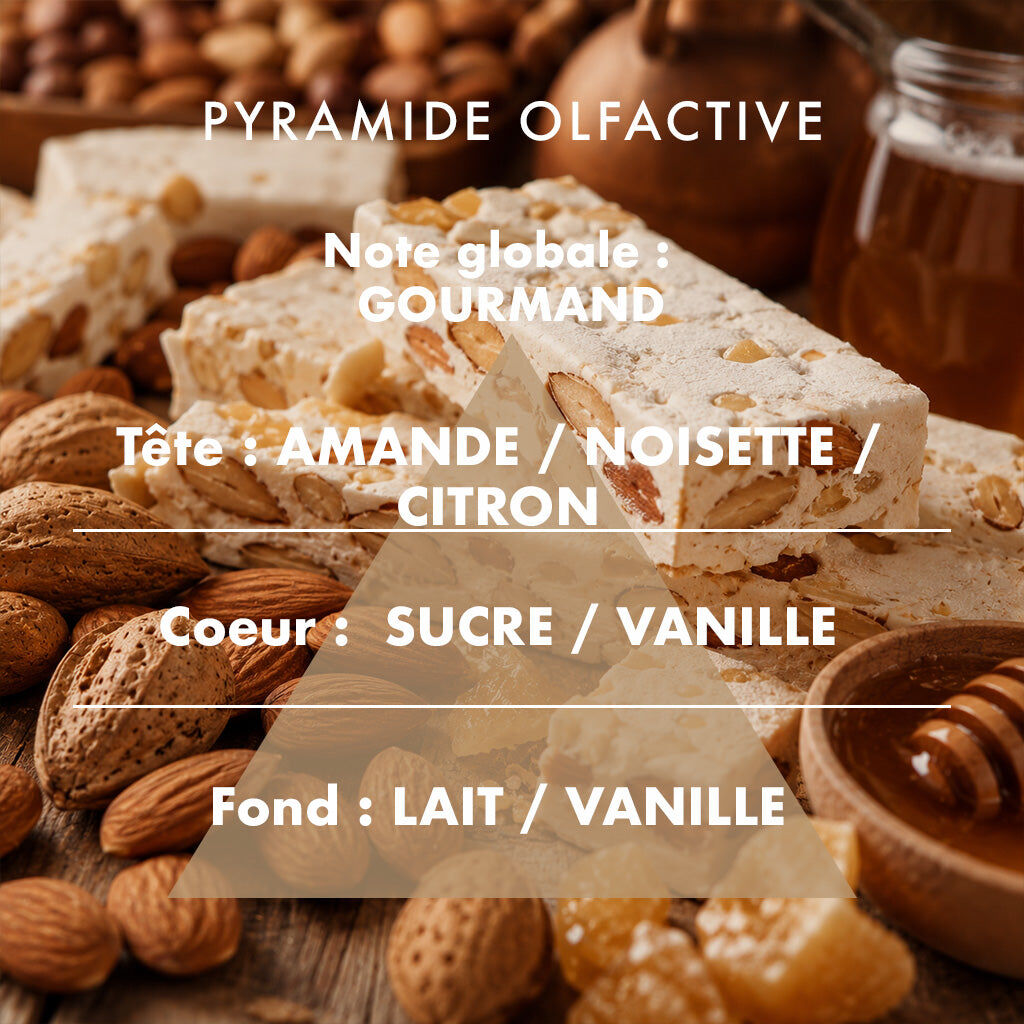 Bougie parfumée "Nougat Grillé" - Édition Hiver - 180 g