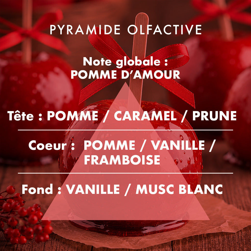 Bougie parfumée "Pomme d'Amour" - Édition Hiver - 180 g