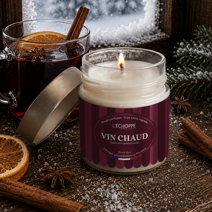 Bougie parfumée "Vin Chaud" - Édition Hiver - 180 g