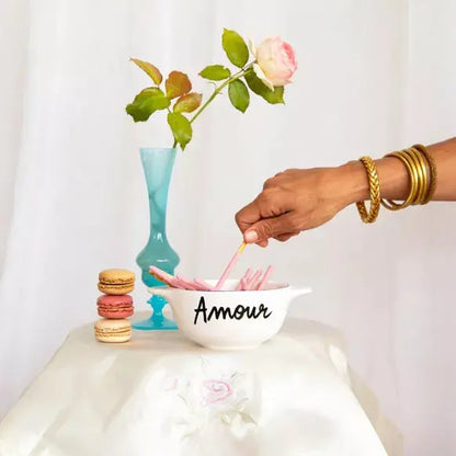 Bol breton "La Famille s’éclate" - Pied de poule Pied de poule