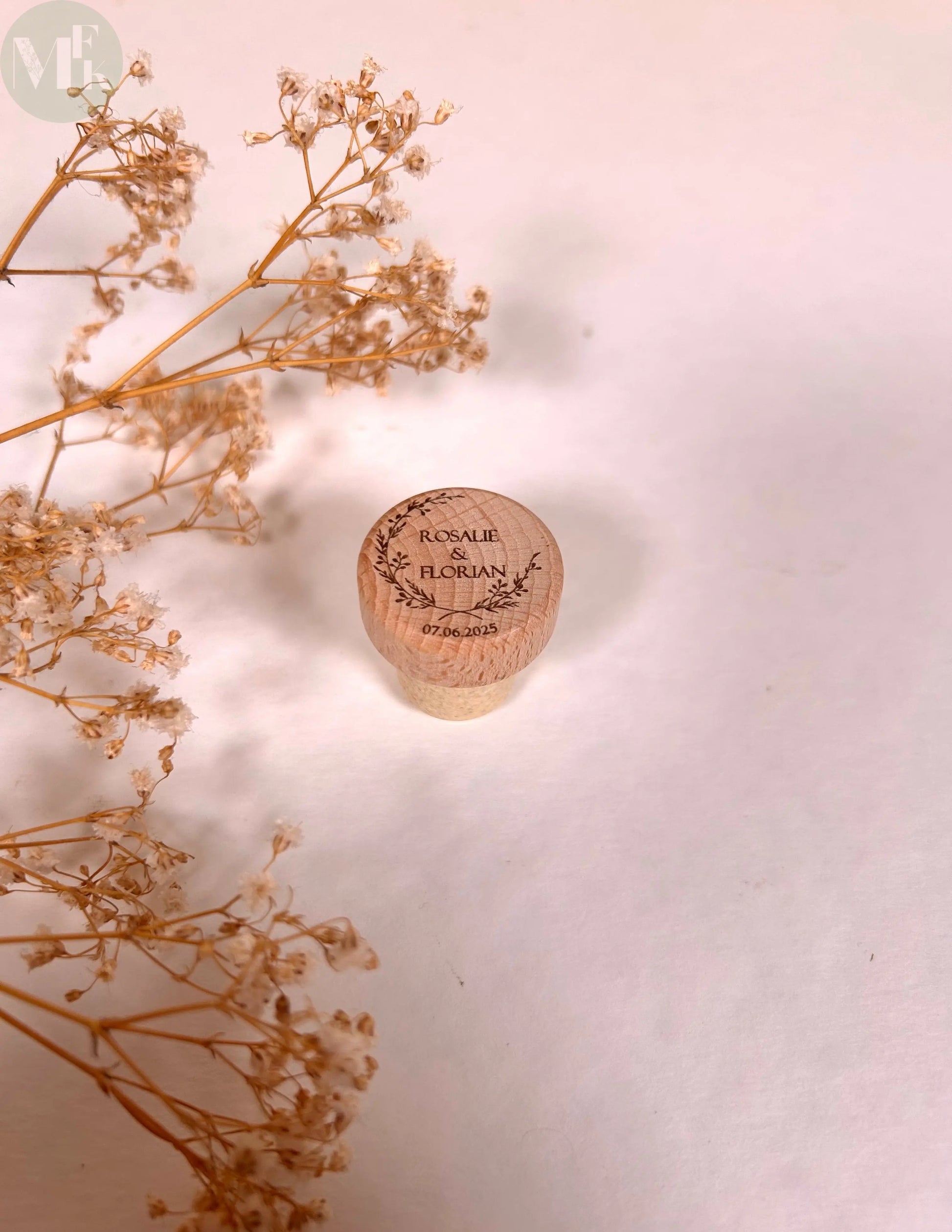 Bouchon de vin personnalisé Atelier MFK