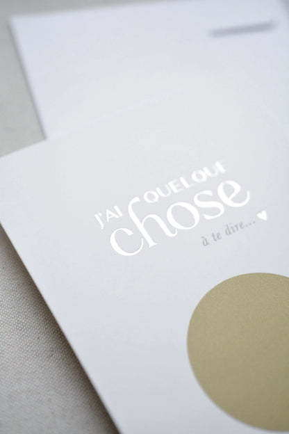 Carte annonce grossesse - bébé en route - ZAKUW ZAKUW