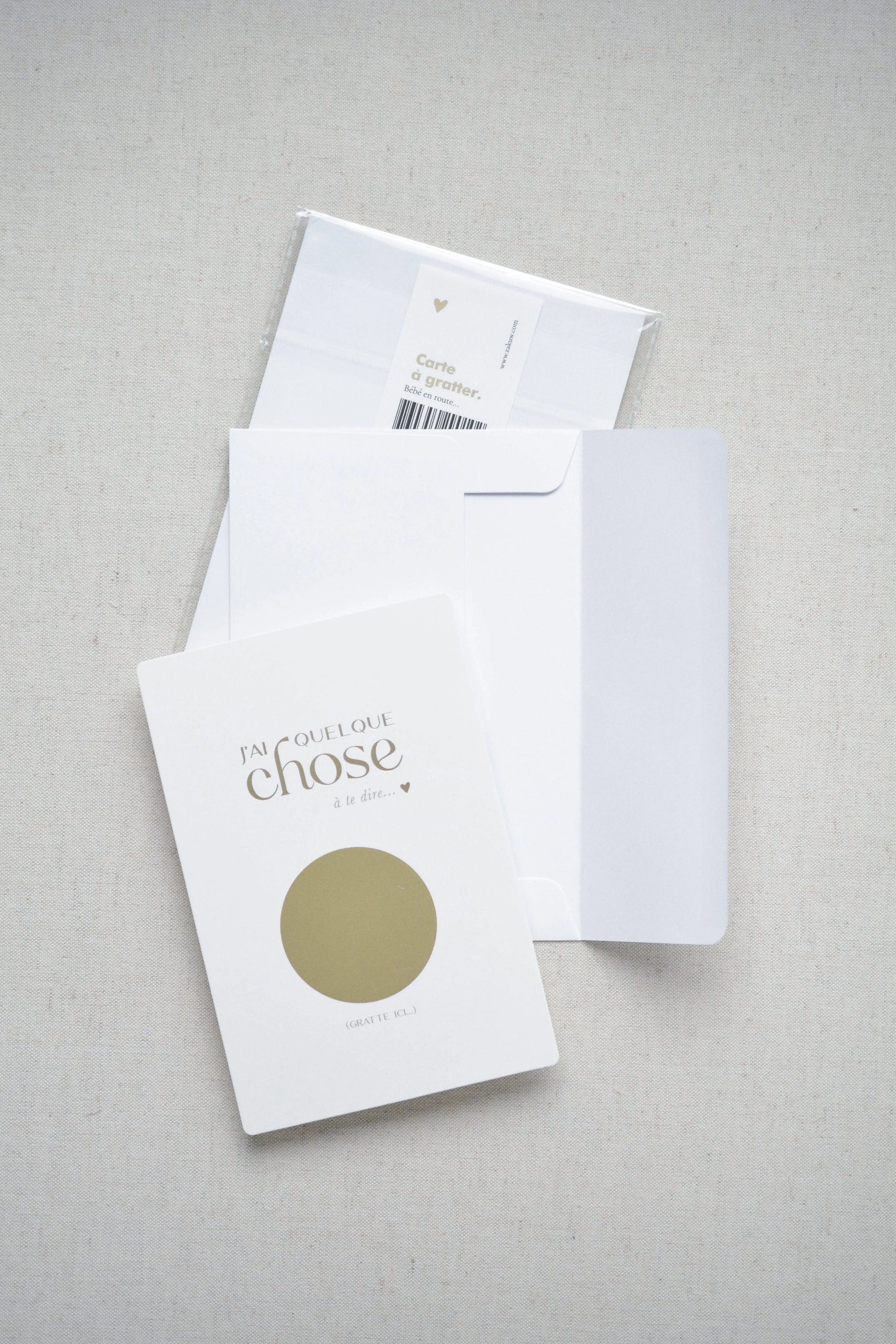 Carte annonce grossesse - bébé en route - ZAKUW ZAKUW