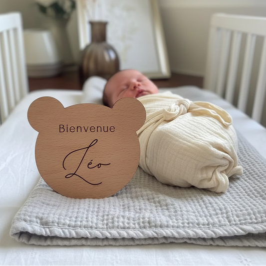 Carte bienvenue Ours Atelier MFK