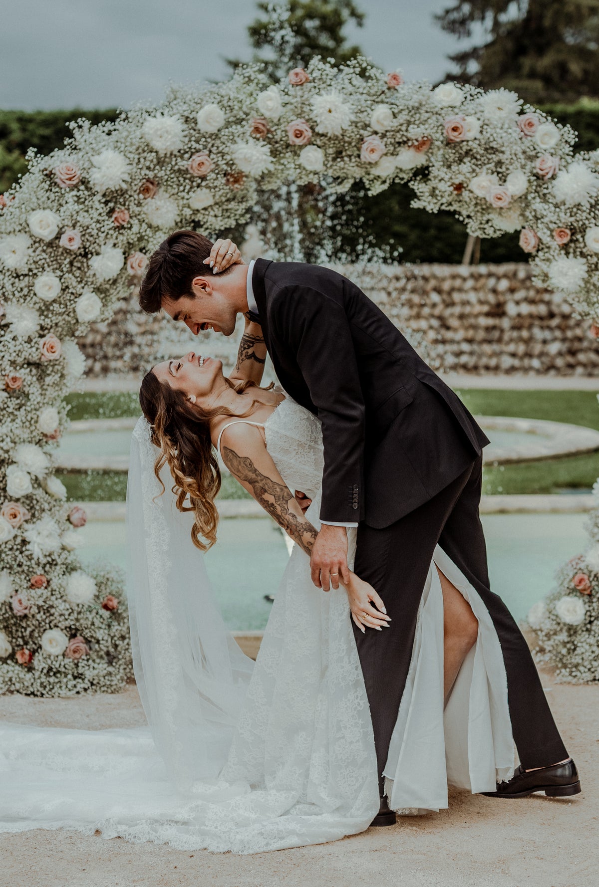 Soirée du mariage de Cécilia et Maxence décorée par Atelier MFK