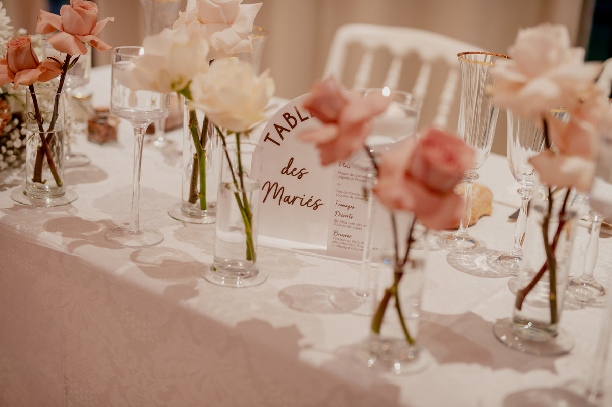 Panneau de bienvenue mariage Atelier MFK