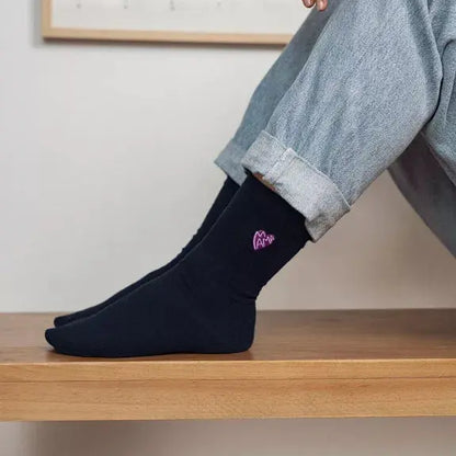 Chaussettes brodées Coeur Mama Les Raffineurs