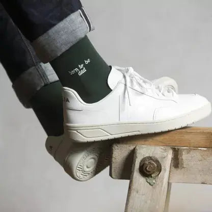 Chaussettes brodées “Born to be dad” - Les Raffineurs Les Raffineurs