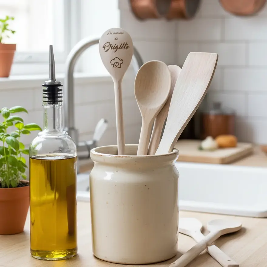Cuillère en bois personnalisée Atelier MFK