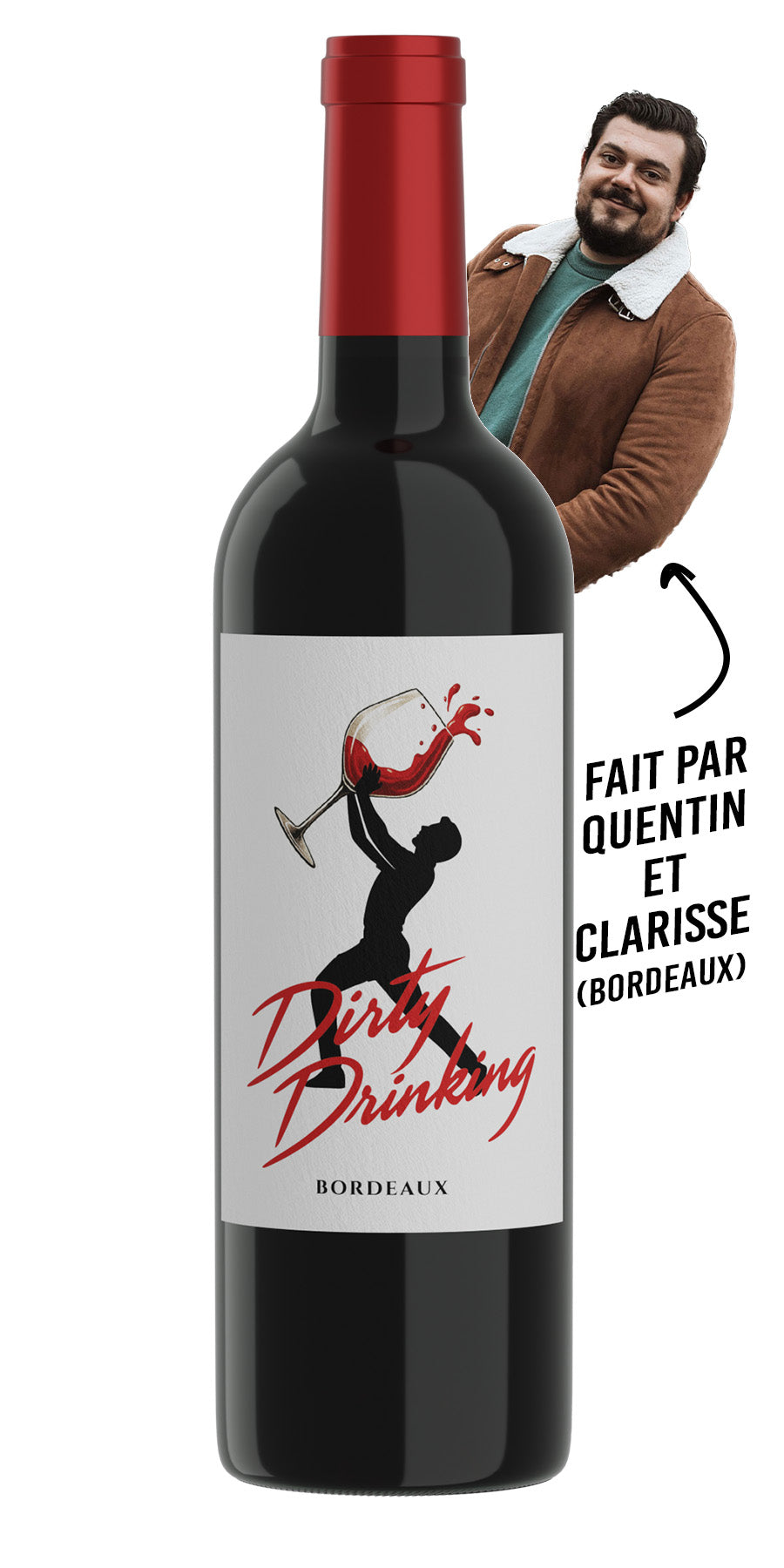 Vin Rouge Dirty Drinking - Les Compagnons du Canon - visuel 1