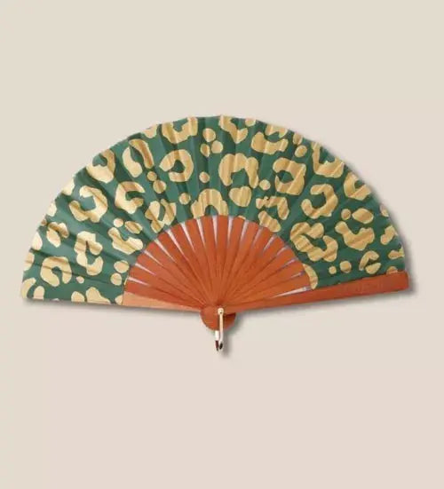 Eventail MINI 39 leo emeraude or - VentiLLo - MaLune by JolieJulie VentiLLo - MaLune by JolieJulie