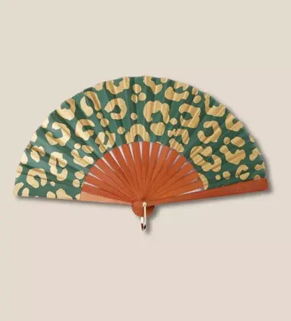 Eventail MINI 39 leo emeraude or - VentiLLo - MaLune by JolieJulie VentiLLo - MaLune by JolieJulie