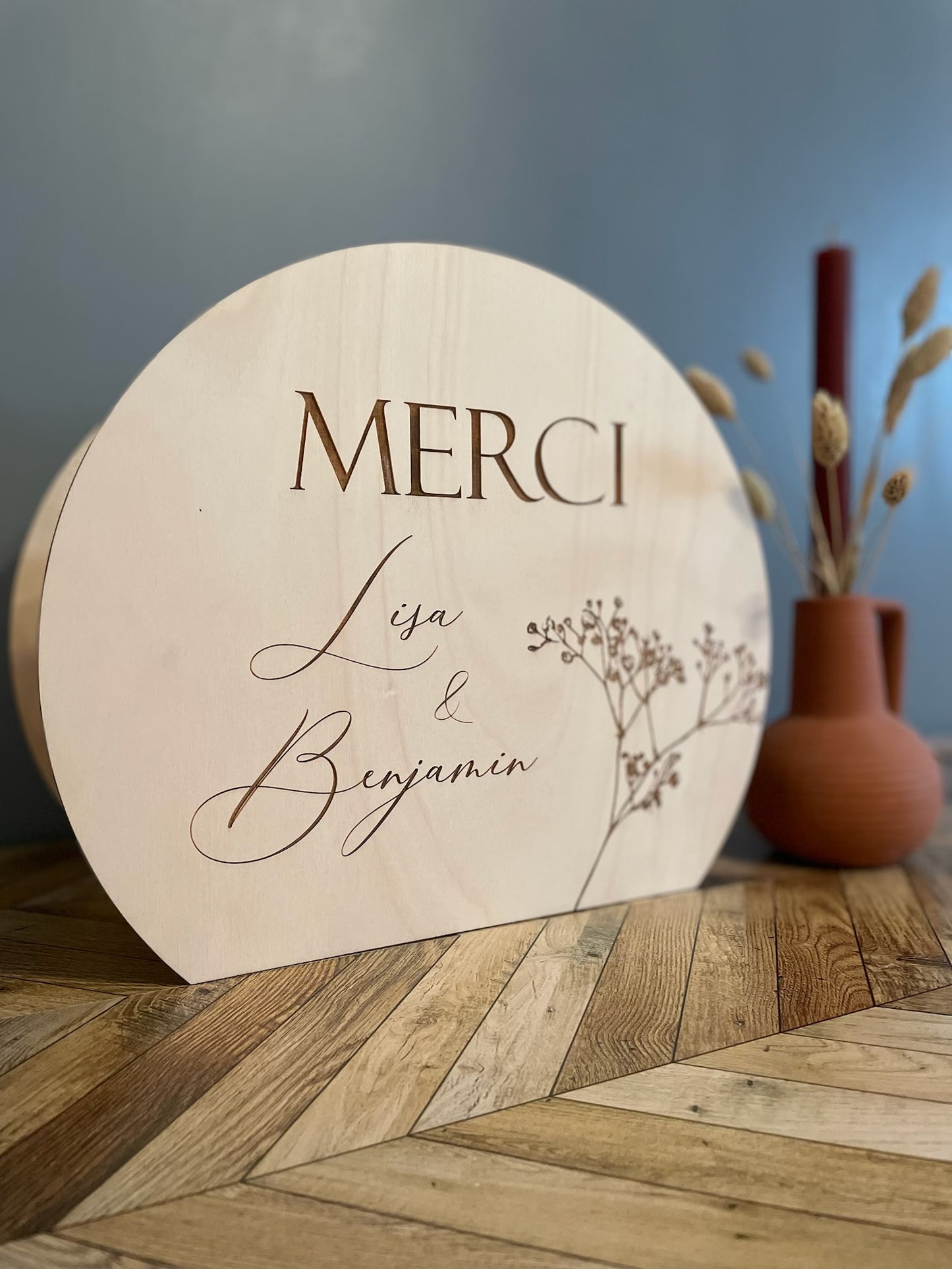 Urne en bois personnalisée | Mariage