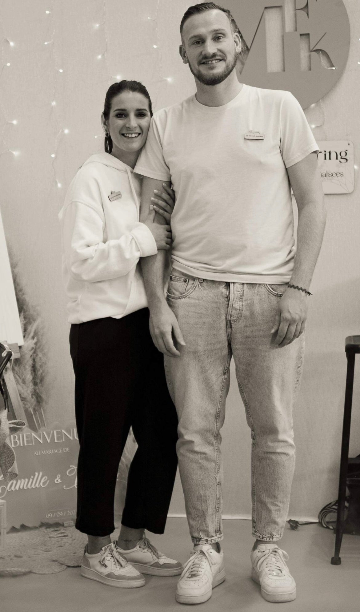 Lisa et Benjamin dans l'atelier Atelier MFK à Pamiers