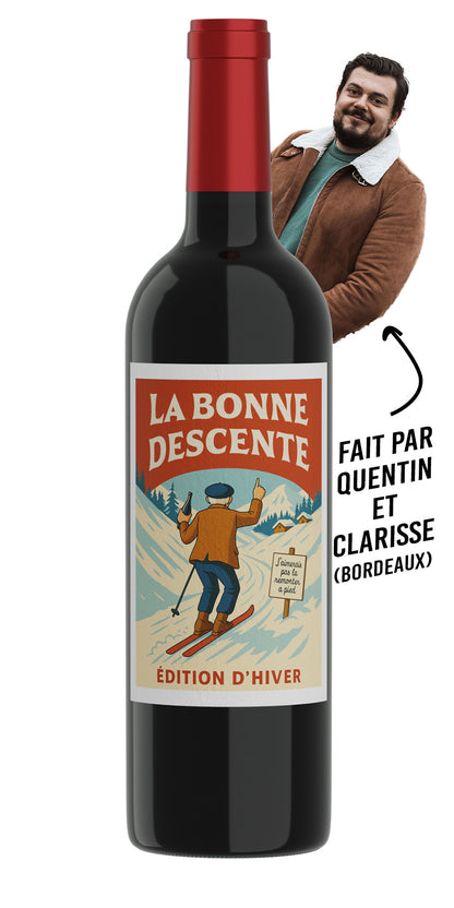 Vin Rouge La Bonne Descente Edition Hiver - visuel 1