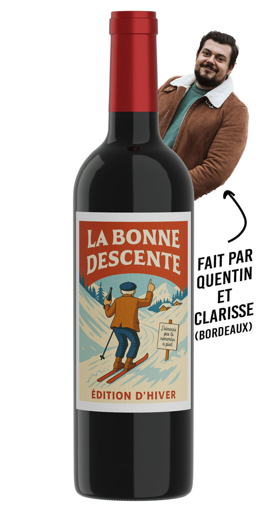 Vin Rouge La Bonne Descente Edition Hiver - visuel 1