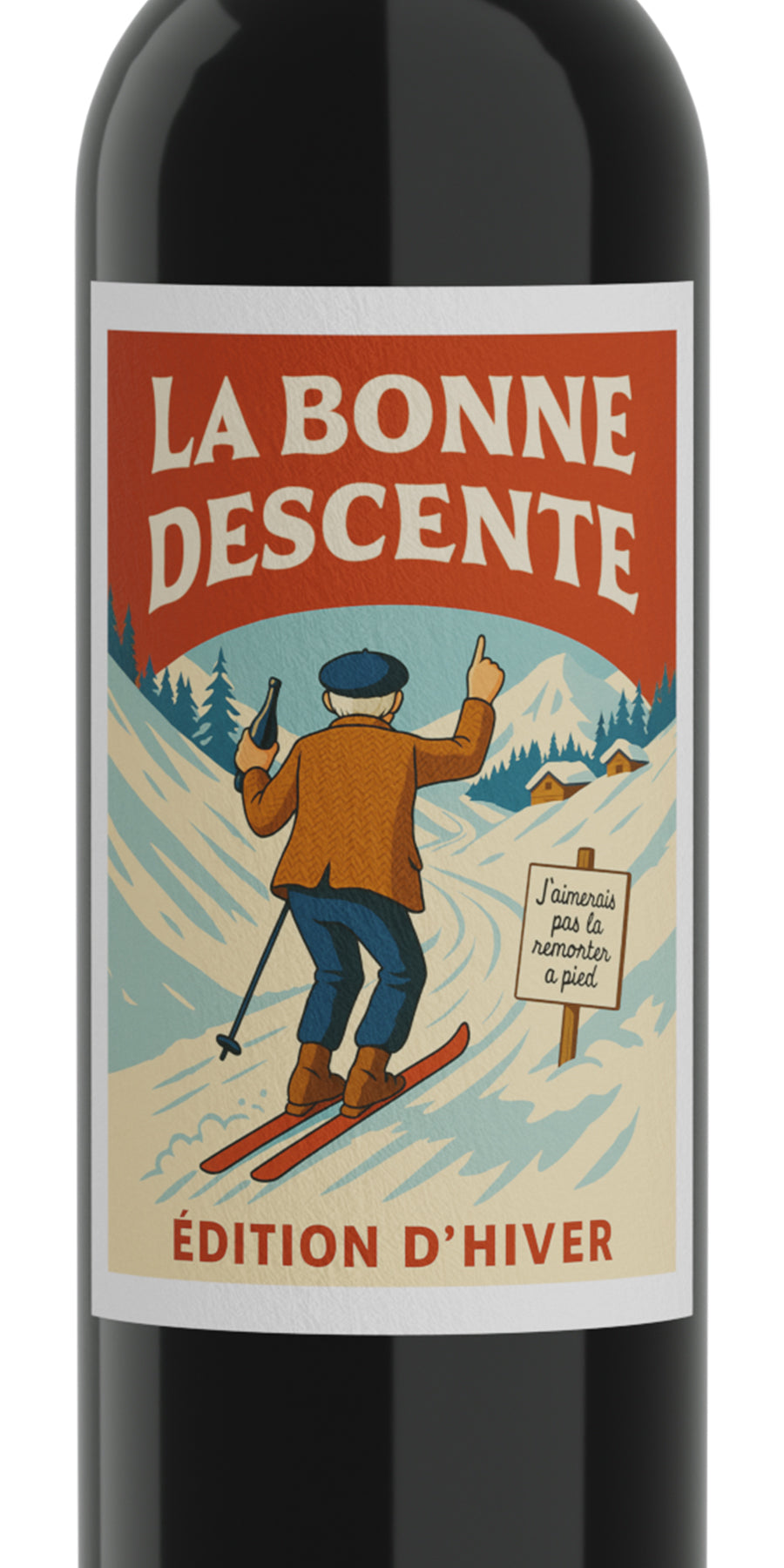 Vin Rouge La Bonne Descente Edition Hiver - visuel 2