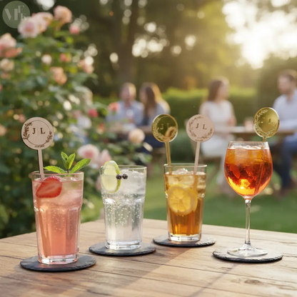 Lot de 10 touillettes personnalisables | Agitateur de boisson Atelier MFK