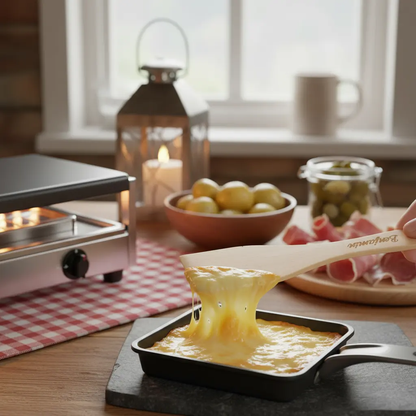 Lot de 4 spatules raclette à graver - Artisanat Français Atelier MFK