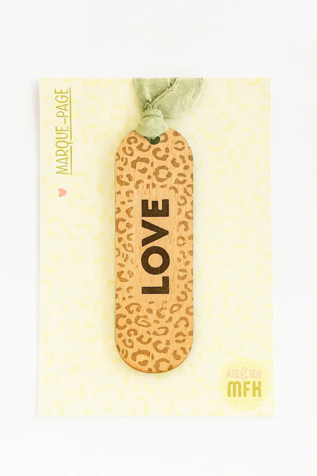 Marque page personnalisé - "Graou" Atelier MFK