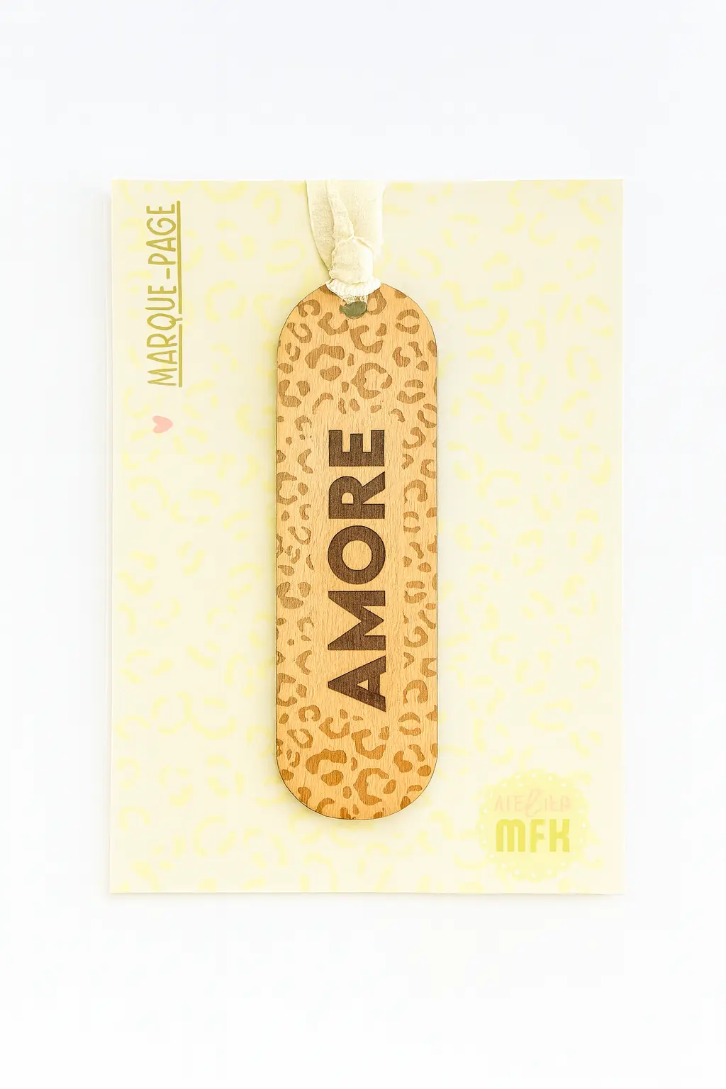 Marque page personnalisé - "Graou" Atelier MFK