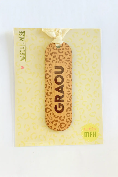 Marque page personnalisé - "Graou" Atelier MFK