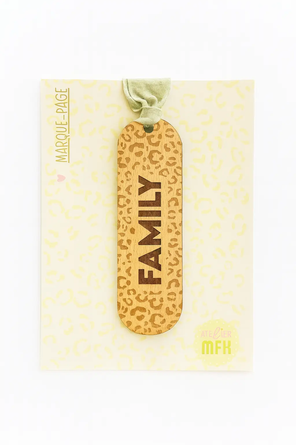 Marque page personnalisé - "Graou" Atelier MFK