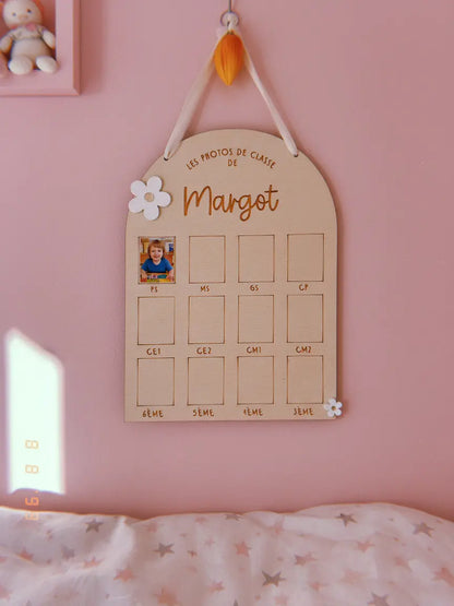 Pancarte photo de classe personnalisée Atelier MFK