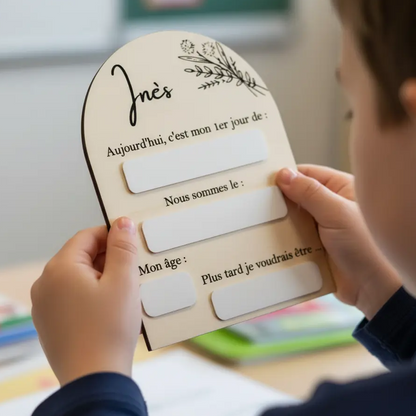 Pancarte rentrée école Atelier MFK