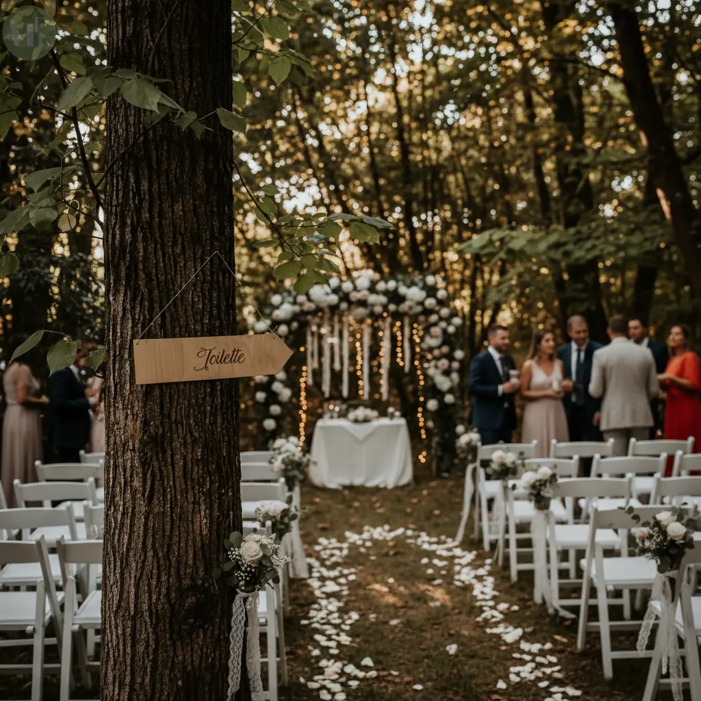 Panneau de direction mariage personnalisé Atelier MFK