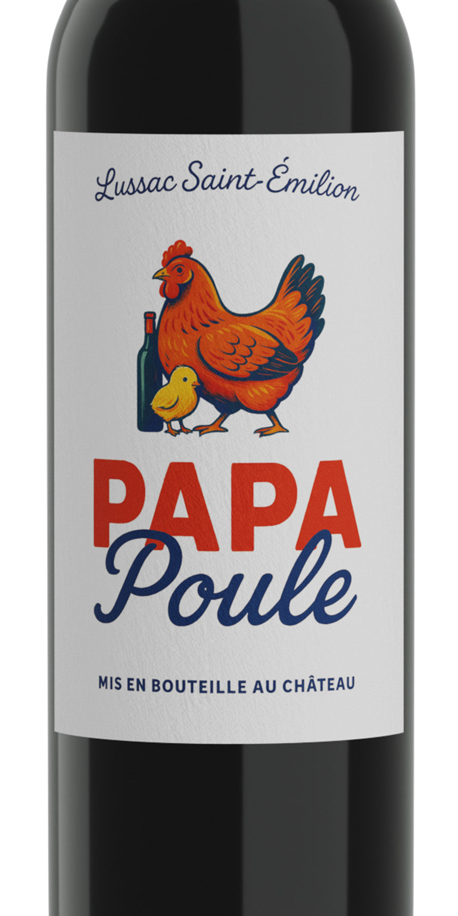 Vin Rouge Papa Poule - Lussac Saint-Emilion - visuel 2