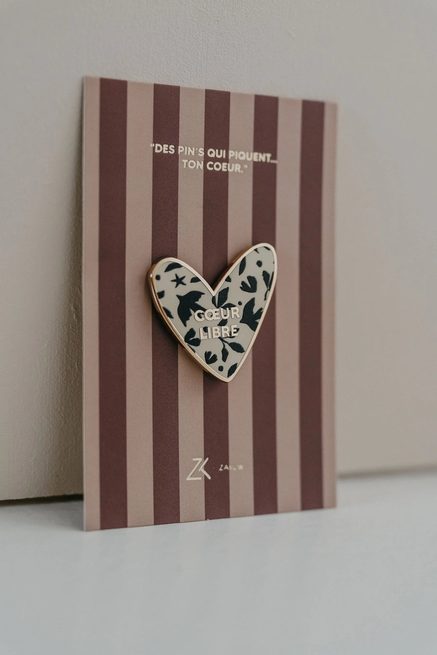 Pin's Cœur Libre - ZAKUW ZAKUW