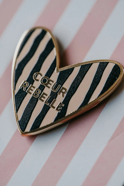 Pin's Cœur Rebelle - ZAKUW ZAKUW