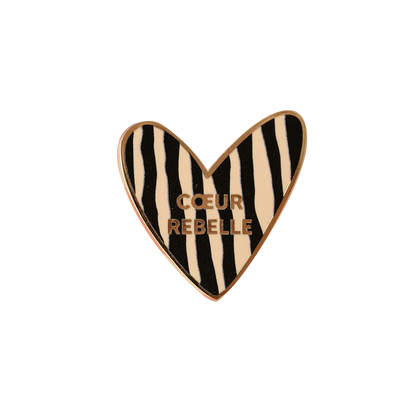 Pin's Cœur Rebelle - ZAKUW ZAKUW