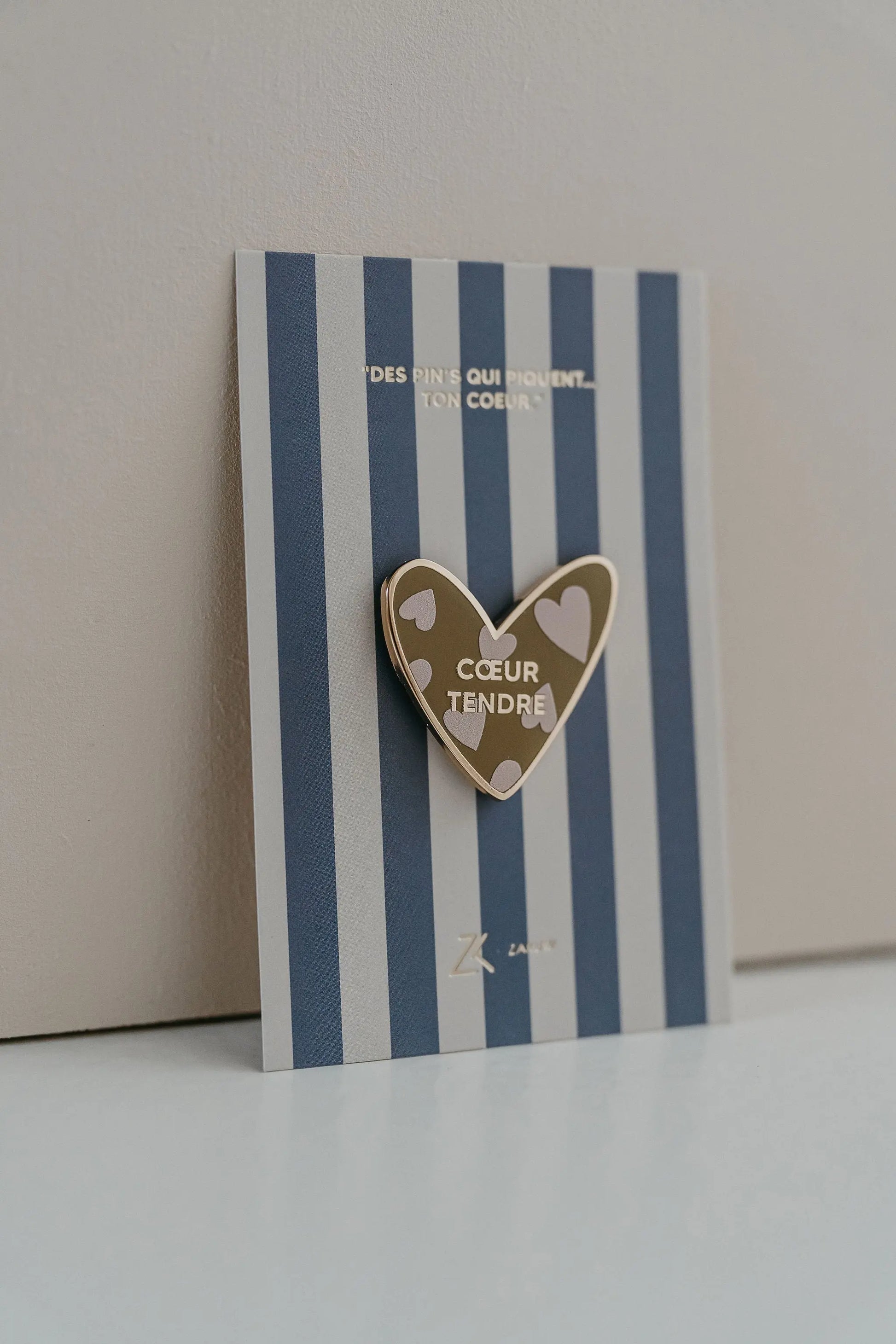Pin's Cœur Tendre - ZAKUW ZAKUW