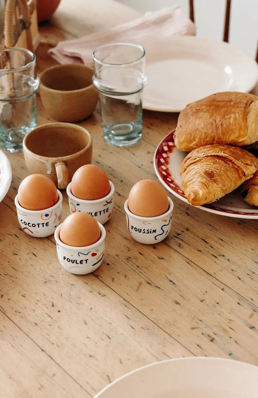 Set de 4 coquetiers famille - Les Raffineurs Les Raffineurs