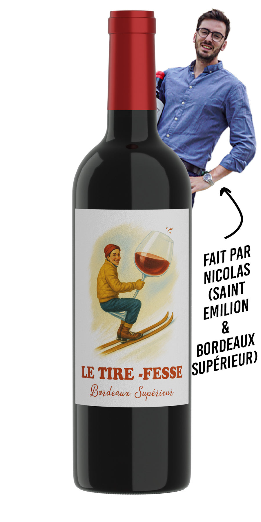 Vin Rouge Tire-Fesse - Les Compagnons du Canon - visuel 1