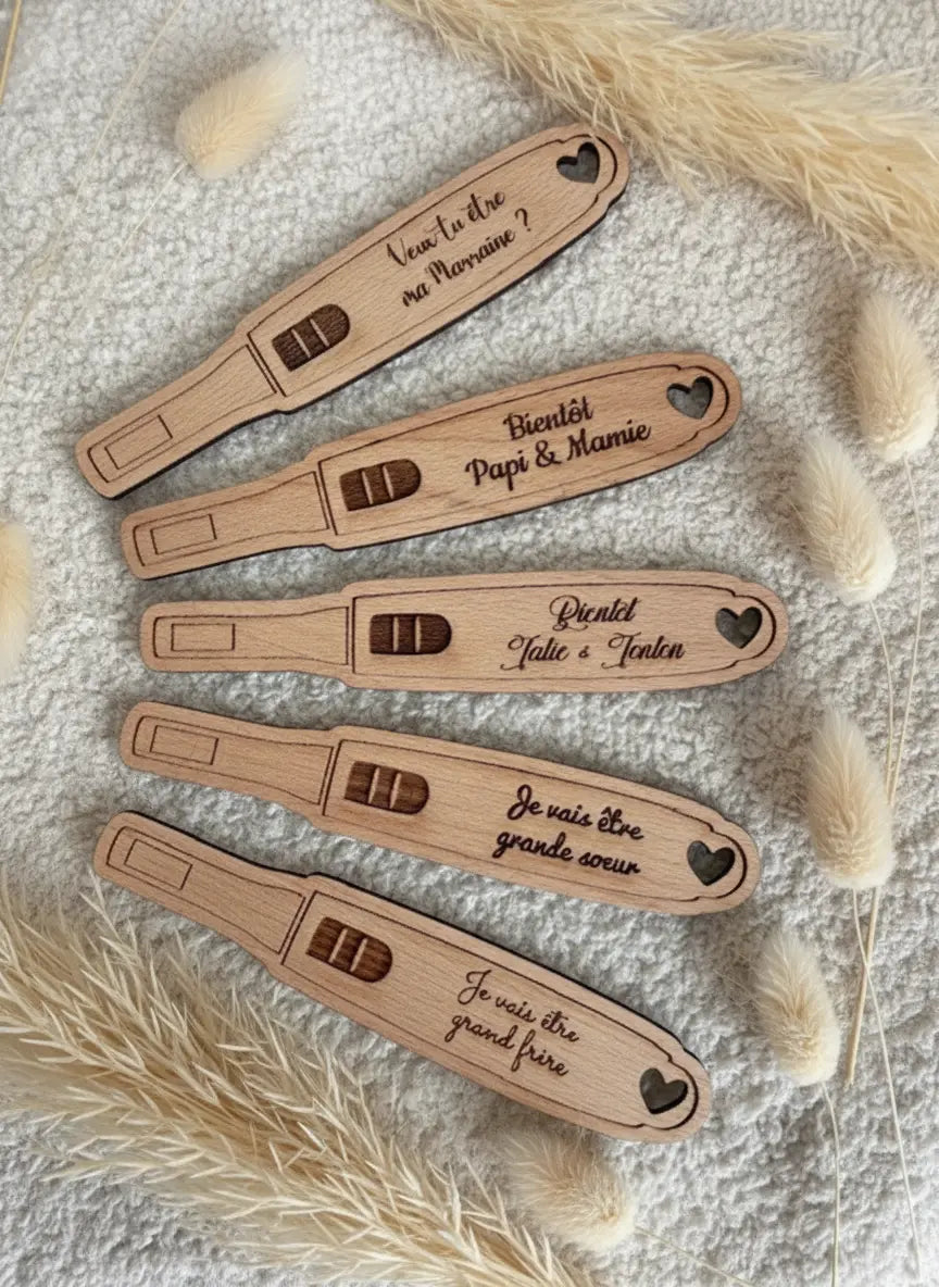 Test de grossesse - Annonce grossesse Atelier MFK