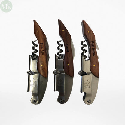 Tire bouchon sommelier gravé personnalisable My French Keyring