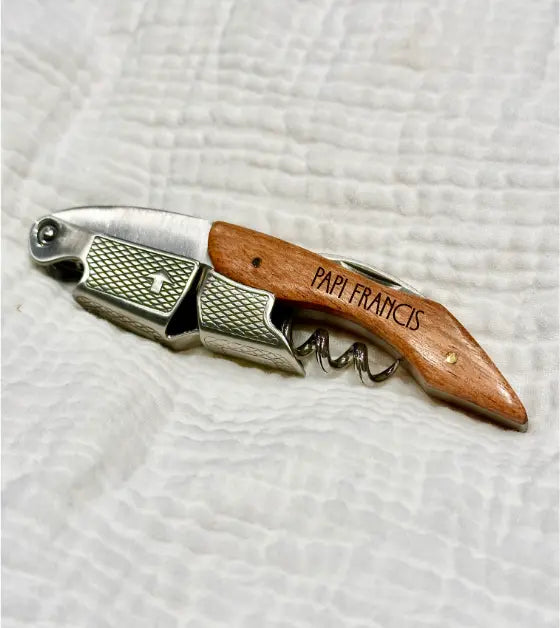 Tire bouchon sommelier personnalisé My French Keyring