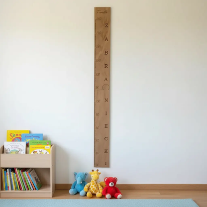 Toise personnalisée bois "Famille" Atelier MFK