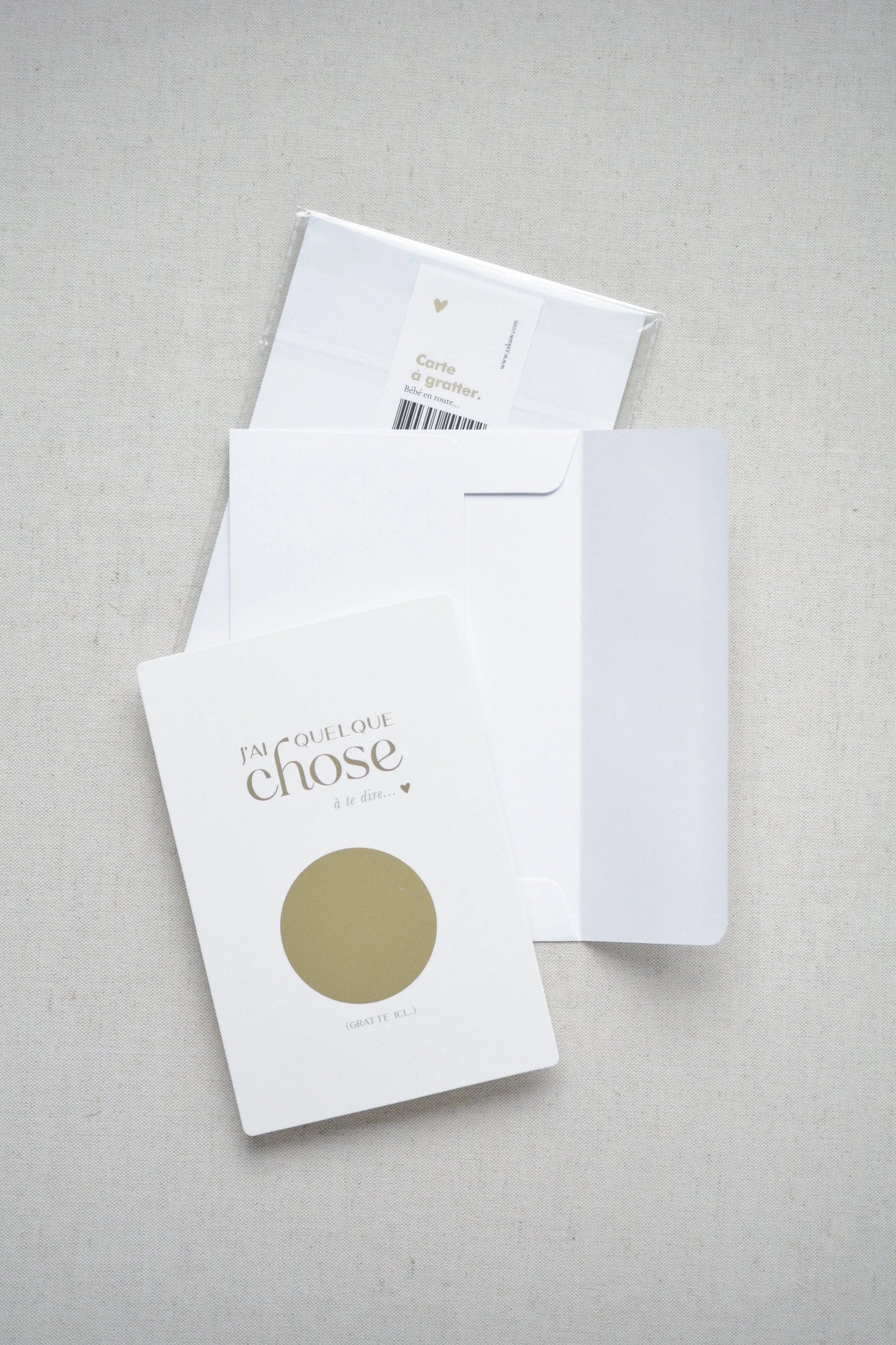 ZAKUW - Carte annonce à gratter - Veux tu être parrain ? ZAKUW