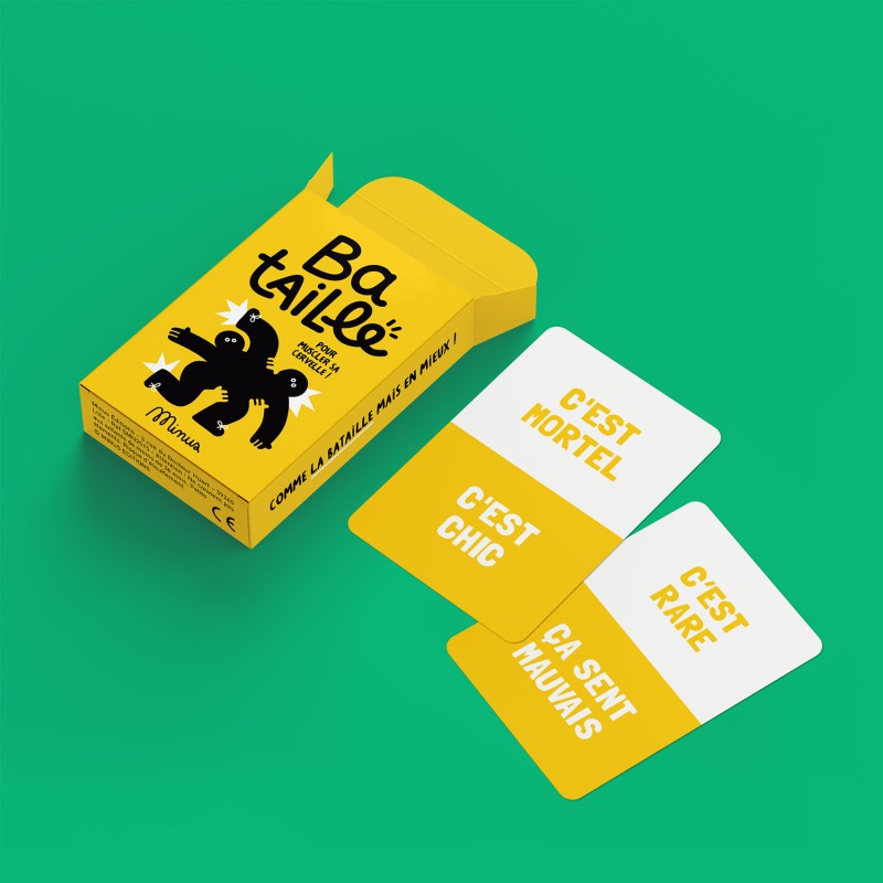 Mini Jeu Bataille - Minus Éditions - visuel 2