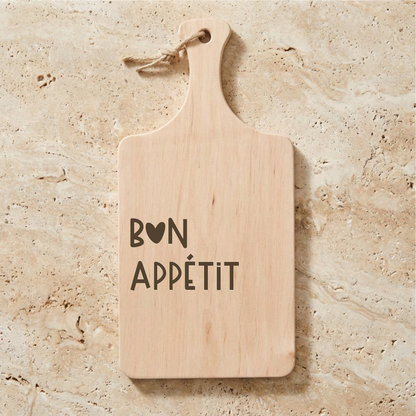 Planche à découper " BON APPETIT " Atelier MFK