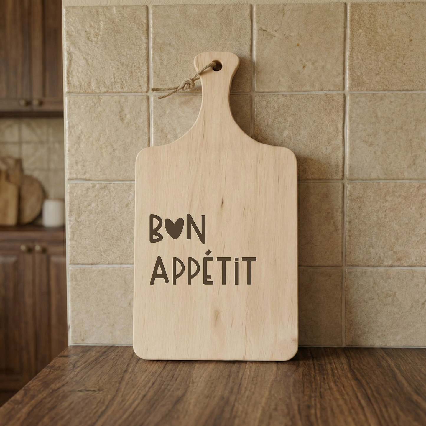 Planche à découper " BON APPETIT " Atelier MFK