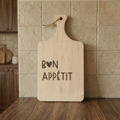 Planche à découper " BON APPETIT " Atelier MFK