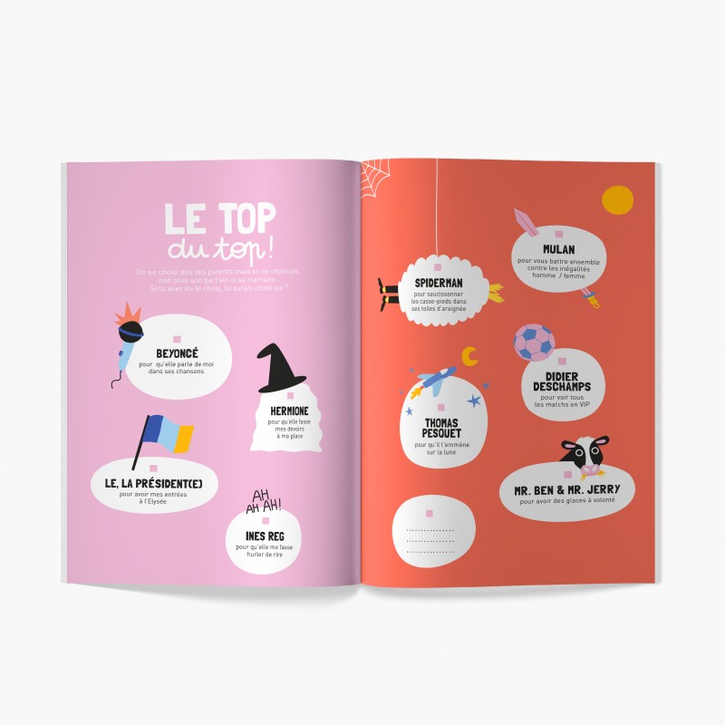 Livre Mon Parrain Ma Marraine à Moi - pages intérieures