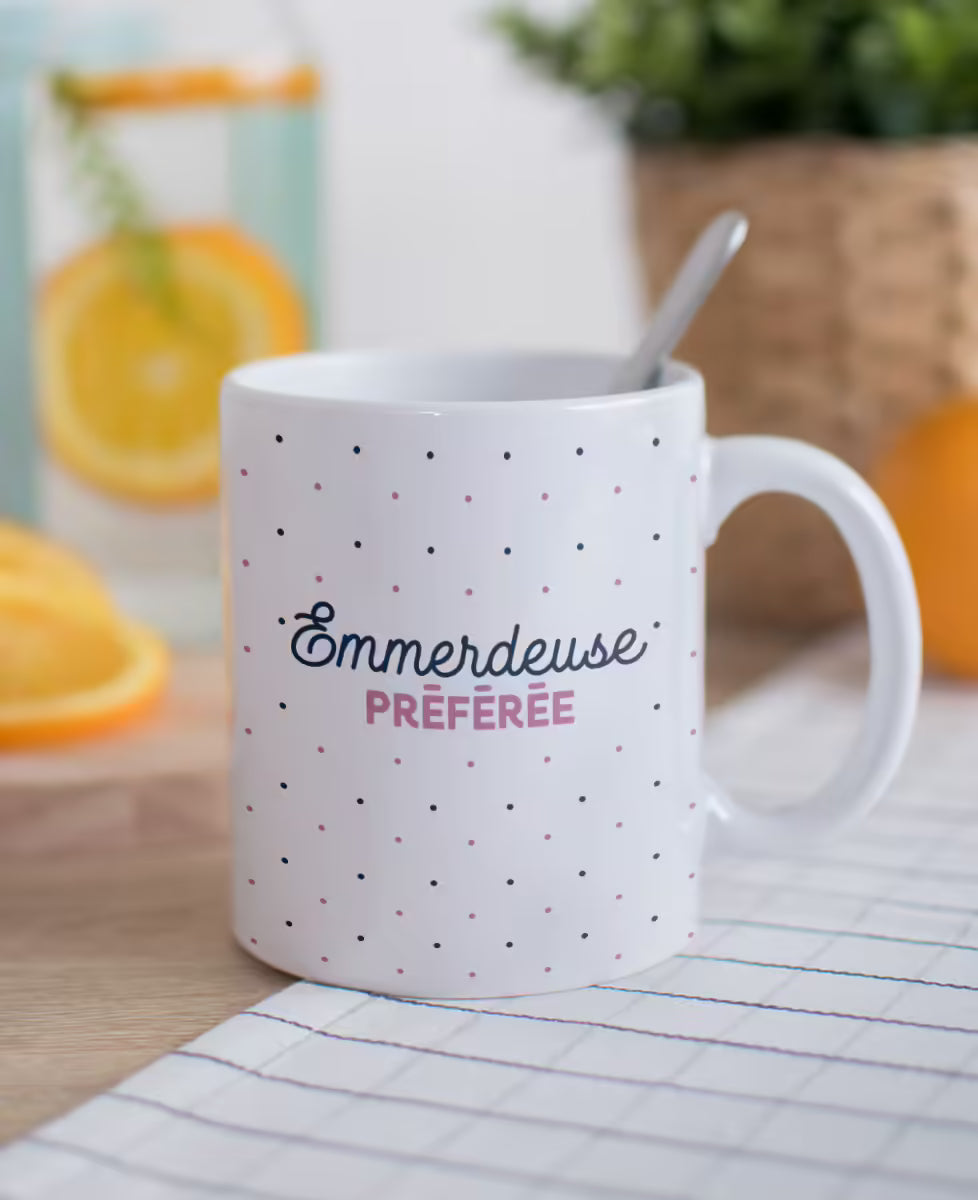 Mug Céramique "Emmerdeuse Préférée" Monsieur TSHIRT